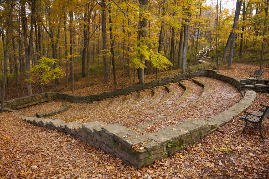 Abe Martin Lodge Outdoor Amphitheater Brown County Indiana