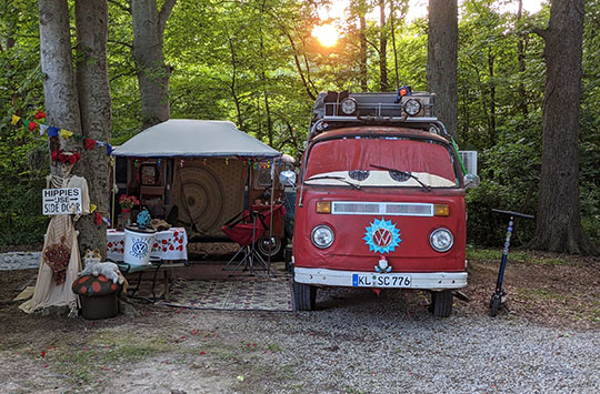 VW Bus Invasion at Bill Monroe’s Music Park & Campground