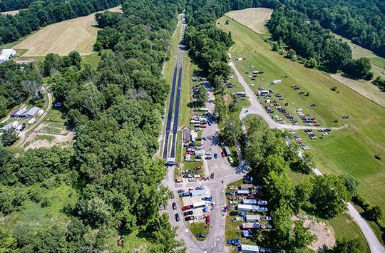 Brown county dragway aerial