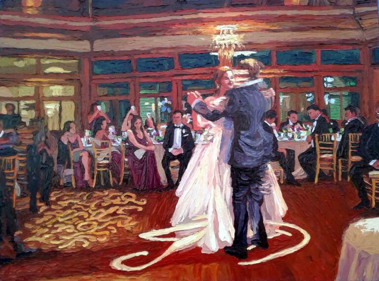 Charlene Marsh Wedding Painting 768x570