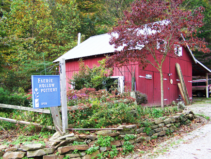 FaerieHollowPottery sign barn web