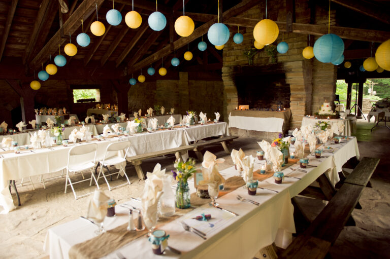 State Park Shelter House Wedding Picture 768x511