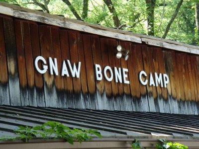 gnaw bone camp sign