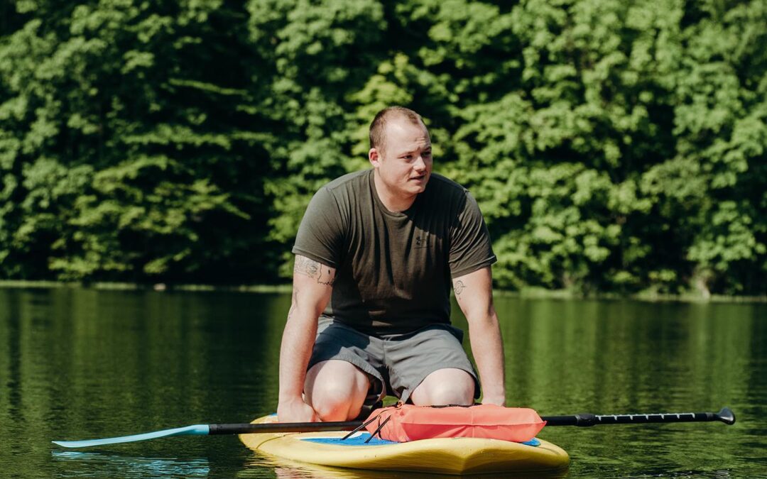 Discover the Thrill of Backcountry Paddleboarding with Simply Fitness in Brown County!