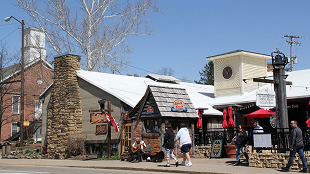 Tickets in front of the Brown County Music Center event venue