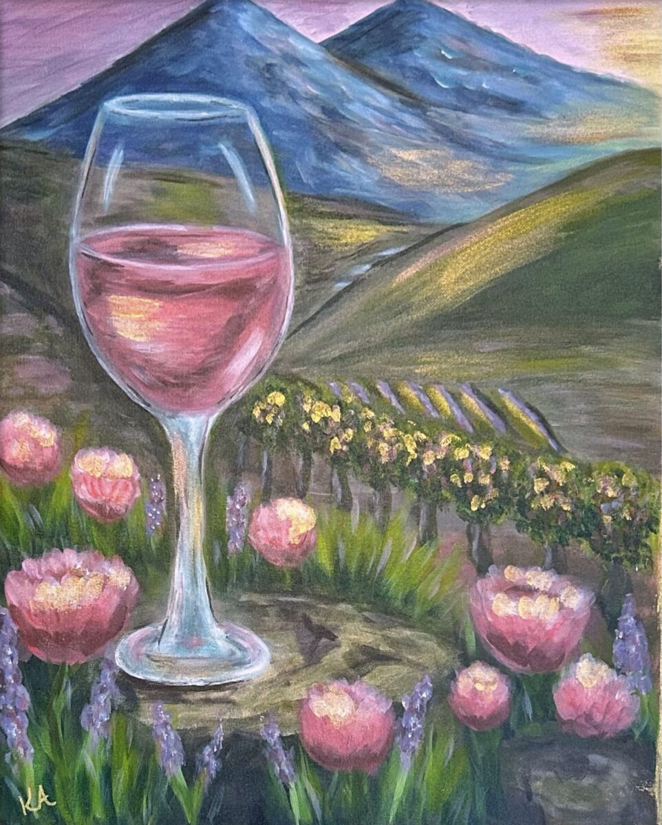 Rosé Horizon, a French-inspired paint and sip experience